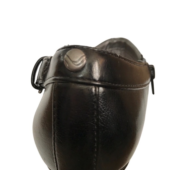 Life stride women's ankle booties black sz 8 soft system leather Slip on Comfort - Picture 7 of 13